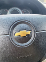 Наклейка "Эмблема на руль Chevrolet Lacetti", золотисто-медный #28, Дарина А.