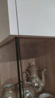 Шкаф витрина двухдверная Куба 1701, Принцесса Мелания, Белый / Дуб сонома, 1995х766х395 мм #6, Елена