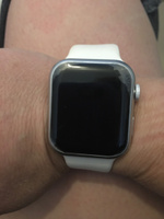 Гидрогелевая пленка для часов Apple Watch Series 7, 8, 9 (45mm) / Глянцевая защитная пленка с эффектом самовосстановления на смарт-часы Эпл Вотч 7, 8, 9 (45мм) / Комплект 3 шт. #12, Ирина Ш.