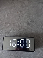 Радиоприемник с часами SOUNDMAX SM-1520B(черный с белым), настольные часы с Bluetooth, FM, USB, MicroSD, 3Вт, 1200mAh #3, Усов Андрей