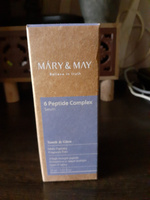 Омолаживающая сыворотка для лица с пептидами MARY&MAY 6 Peptide Complex Serum, 30 мл (увлажняющий корейский серум для кожи лица против морщин, с лифтинг эффектом) #31, Татьяна