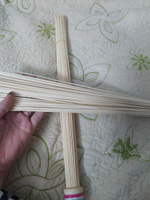 Веник массажный бамбуковый, массажер из жестких бамбуковых палочек для бани и сауны #3, Анна К.