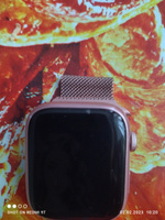 Гидрогелевая защитная пленка (Глянцевая) для Apple Watch Series 7, 8, 9 (45mm) 3шт/бронепленка эпл вотч 7 8 9 45мм #132, Светлана П.