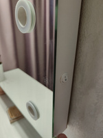Гримерное зеркало для макияжа в спальню, гостиную Continent 60х80 см (12 ламп) #15, Лаззат