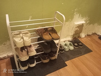Полка для обуви, обувница, этажерка Homsu, 4 яруса, Белый #13, Никита М.