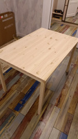 Стол кухонный обеденный Инго 115х75 см деревянный, без отделки / стол письменный #3, Абдула П.