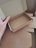 Самосборная картонная коробка для подарков и хранения BOXSTORE fefco 0427 14х10х3 см 140х100х30 мм 14x10x3 цвет: бурый / крафт Т24 Е МГК, упаковка 30 шт. #17, Светлана К.