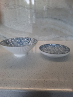 Homium Уют и тепло в каждый дом Тарелка Япония - посуда для дома "Эдохиган ", 4 шт, Керамика #65, Мария Н.