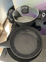 Набор посуды SATOSHI Валанс 8 предметов: кастрюля + крышки: 2.3; 3.8л; ковш+крышка1,3л; сковорода 24,28см #5, Юлия С.