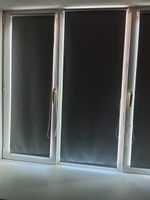 Рулонная штора PIKAMO светонепроницаемая 52*170 см, цвет: серый, Блэкаут / Blackout рулонные шторы для комнаты для кухни для спальни жалюзи #42, Инна П.