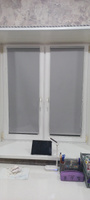 Рулонная штора PIKAMO светонепроницаемая 43*170 см, цвет: серый, Блэкаут / Blackout рулонные шторы для комнаты для кухни для спальни жалюзи #46, Марина К.