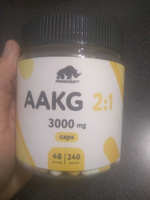 Аминокислоты аргинин PRIMEKRAFT AAKG 2:1 3000 mg / 240 капсул / 48 порций #76, Богдан Р.