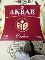 Akbar Ceylon черный чай в пакетиках, 100 шт #5, Сергей К.