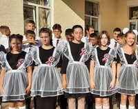 Фартук школьный School Dress Последний звонок #26, Любовь Ц.