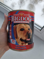 Влажный корм для щенков крупных, средних и малых пород консервированный ПРЕМИУМ Зоогурман Big Dog, Говядина 850 г х 9 шт консервы для собак Биг Дог #56, Андрей р.