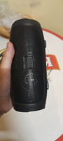 Колонка портативная / Беспроводная колонка Bluetooth с FM-радио / переносная акустическая система для телефона и компьютера / музыкальная блютуз колонка, черная #92, Альфия Н.
