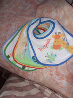 TOBBY Слюнявчики для новорожденных набор 7 шт, нагрудник для кормления для мальчиков и девочек #21, Марина к.