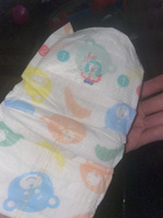 Подгузники 4 размер L от 9 до 15 кг на липучках для новорожденных детей 42 шт / Детские ультратонкие японские премиум памперсы для мальчиков и девочек / NAO #74, Амина Б.