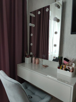 Гримерное зеркало для макияжа в спальню, гостиную Continent 60х80 см (12 ламп) #14, Лаззат