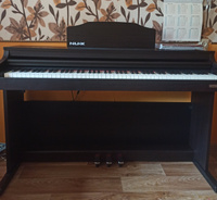 Цифровое пианино на стойке с педалями, тёмно-коричневое, Nux Cherub WK-520-BROWN #6, Елена Смирнова