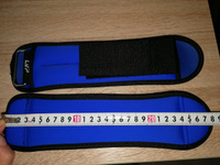 Набор утяжелителей для рук и ног неопреновые LVP, 2 шт х 0,5 кг, цвет: синий #99, Екатерина Б.