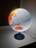 Globen Интерактивный глобус Земли физико-политический рельефный с LED-подсветкой, диаметр 32 см. + VR очки #56, Олеся П.