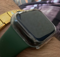 Защитный (противоударный) бампер на часы Apple watch / Пластиковый чехол на боковую поверхность для Apple watch (Эпл вотч) 7/8 Series, 45mm #9, Валерия Я.