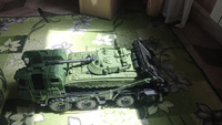 Игрушка для мальчика Нордпласт, Военный тягач Щит с танком Барс, военная техника, Машинки для мальчиков #68, Менги С.