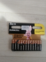 Duracell Батарейка AAA, Щелочной тип, 12 шт #3, Дмитрий П.