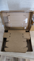 Самосборная картонная коробка для подарков и хранения BOXSTORE fefco 0427 13х6х3 см 130х60х30 мм 13x6x3 цвет: бурый / крафт Т24 Е МГК, упаковка 30 шт. #19, Татьяна А.