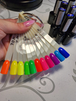 LUNALINE Набор неоновых гель-лаков для ногтей, Neon №1 (11 оттенков) + подарок топ для ногтей 8 мл #128, Марина К.