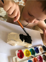 Подарочный набор машинки для детей многоразовый / 3D раскраска 4 шт / Набор интерактивных игрушек для росписи с кисточкой и красками #24, Елена Д.