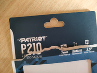 Patriot Memory 1 ТБ Внутренний SSD-диск P210 2.5" SATA3 6.0 Гбит/с (P210S1TB25) #64, Владислав Ф.