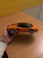Машинка металлическая, инерционная, Автопанорама, коллекционная модель Lamborghini Aventador Roadster, 1:24/ свет, звук, открываются двери багажник, резиновые колеса #44, Оксана Г.