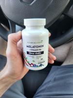 Мелатонин 3 мг для нормализации сна, успокоительное, снотворное для взрослых с витамином В6, комплекс витаминов, бады для женщин и мужчин Melatonin, 90 капсул #55, Георгий К.