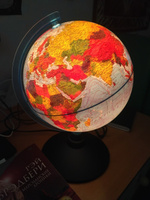 Глобус Земли Globen физический-политический, с LED-подсветкой, диаметр 21см. #40, Ирина