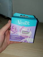 Cменные кассеты для женского бритвенного станка Gillette Venus Breeze  (cо встроенными полосками с гелем для бритья), 2 шт. #121, Екатерина Ю.