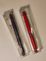 Ручка перьевая Малевичъ с конвертером, перо EF 0,4 мм, цвет корпуса: красная помада #35, Ольга