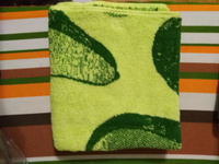 Cleanelly Полотенце для лица, рук Avocado, Хлопок, 50x90 см, желтый, зеленый, 1 шт. #101, Ольга С.