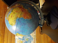 Глобус Земли Globen физический-политический, с LED-подсветкой, диаметр 25см. #27, Яна Т.