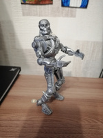Солдатик Робот Терминатор Технолог. 13 см пластик серебро сборный #12, Анастасия К.