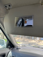 Зеркало автомобильное на солнцезащитный козырек (110*65 мм, полированная нержавеющая сталь) #2, Олег А.