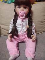 Кукла для девочки Reborn QA BABY "Моника" детская игрушка с аксессуарами и одеждой, большая, реалистичная, коллекционная #47, Погудина Н.