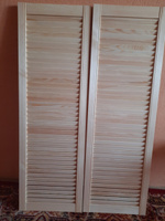 Дверь жалюзийная деревянная Timber&Style 1205х394 мм, комплект из 2-х шт. сорт Экстра #160, Ольга З.