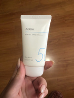 MISSHA Солнцезащитный крем для лица All Around Safe Block Aqua Sun SPF50+ 50мл / spf крем / Защита от ультрафиолета уровня 4+ #8, Зарина Б.