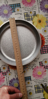 Сковорода, диаметр 18 см, цвет хромированный #1, Виктор