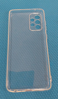 Силиконовый чехол для Samsung A72 c защитой камеры прозрачный / Тонкий защитный чехол накладка на Самсунг А72 / Чехол бампер с протекцией от прилипания #60, Мамаева Наталья