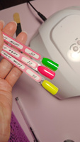 LUNALINE Неоновый гель лак для ногтей, цветной гель-лак для маникюра и педикюра, UV Neon цвет 03, 8 мл #122, Анна З.