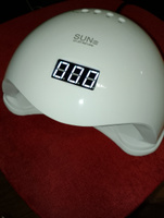 Лампа для маникюра и педикюра, SUN 5, с дисплеем, 48W, 2-in-1, LED UV #3, Лидия М.