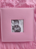 Фотоальбом Brauberg Cute Baby на 200 фото 10х15 см, под кожу, бумажные страницы, розовый #135, Светлана К.